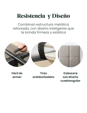 Base para cama armable Leo Zinus