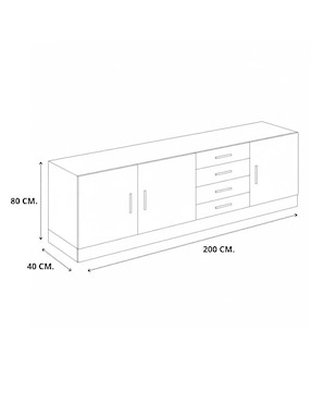 Mueble de TV armable Hogare