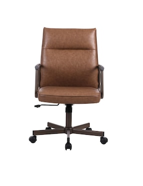 Silla de escritorio Vintage asiento y respaldo tapizado Form Design de tela