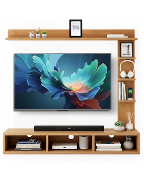 Mueble flotante para TV armable Muebles Hogare de melamina