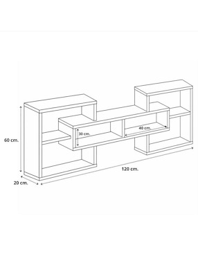 Repisa armable Hogare Muebles de melamina