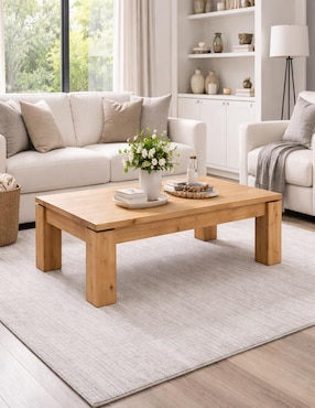 Mesa de centro armable Muebles Hogare de madera pino
