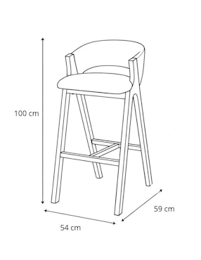 Banco Lia Cast Store de madera pino
