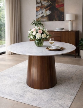 Mesa de comedor Trisha Cast Store de mármol