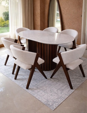 Mesa de comedor Siena Cast Store de mármol