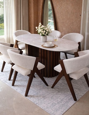 Mesa de comedor Siena Cast Store de mármol