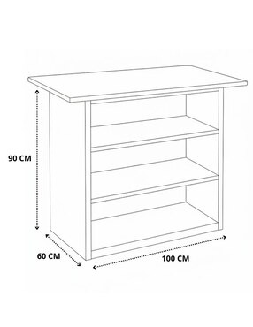 Mesa de cocina armable Hogare