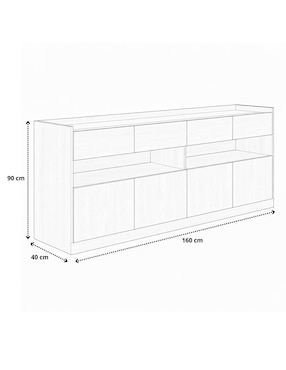 Credenza armable Hogare de melamina