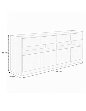 Credenza armable Hogare de melamina