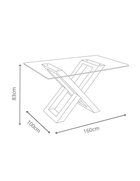 Mesa de comedor Brisa Cast Store