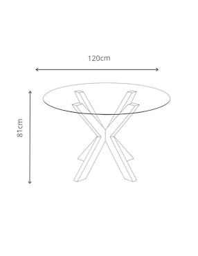 Mesa de comedor Lia Cast Store