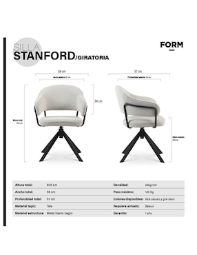 Silla de escritorio Stanford Form Design