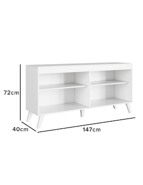 Mueble de tv armable Madik de MDP