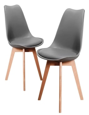 Set De 2 Sillas Mirel Eames Tulip