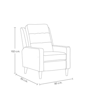Reclinable Montbrook Home de piel