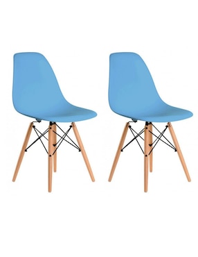 Set De 2 Sillas Mundo In Eames