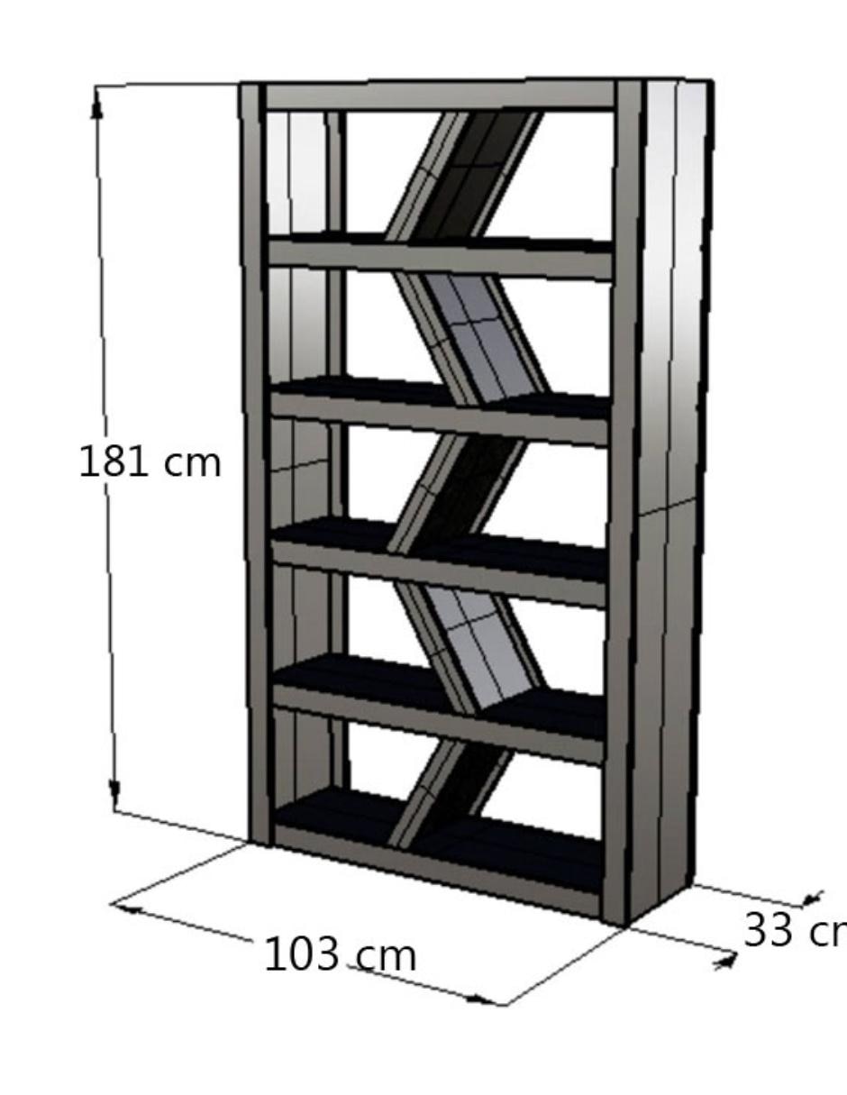 Librero de MDF 6