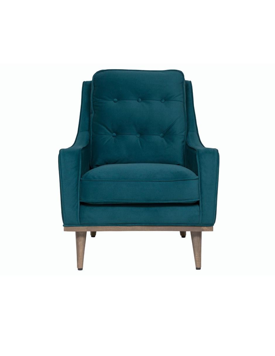 Sillon Boal Elko Contemporaneo Verde Esmeralda En Liverpool