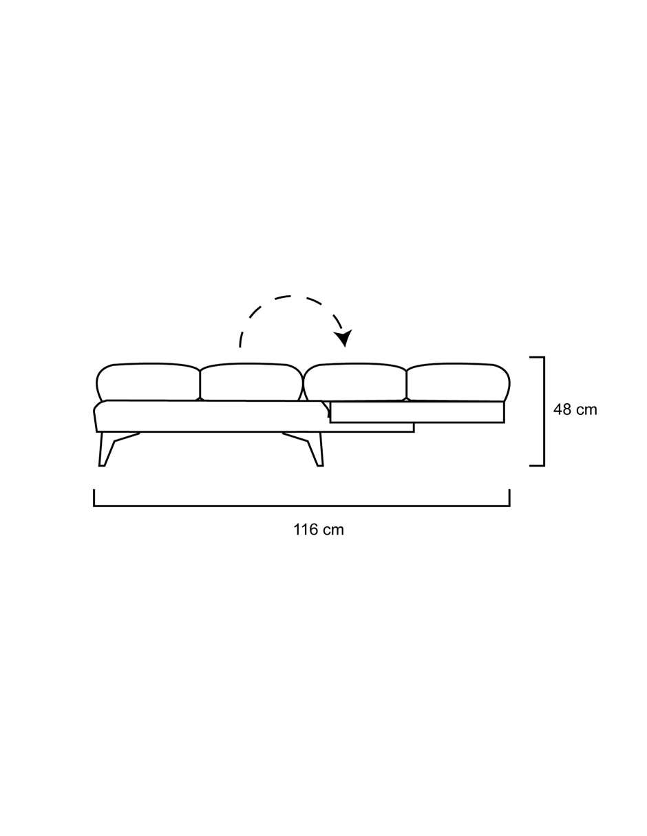 Sofá cama de microfibra 29