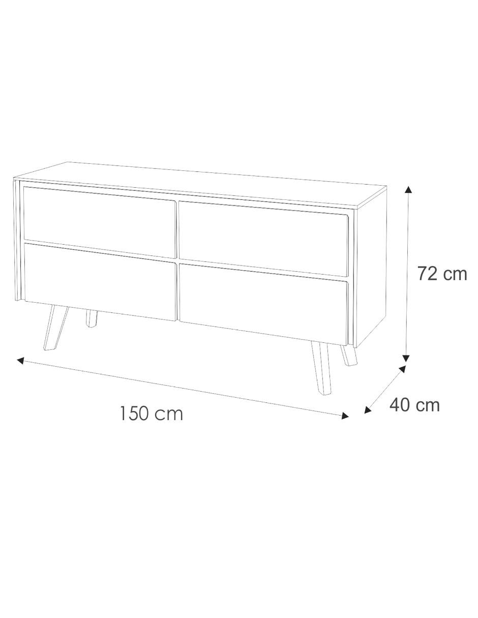 Cómoda Bose de madera 8