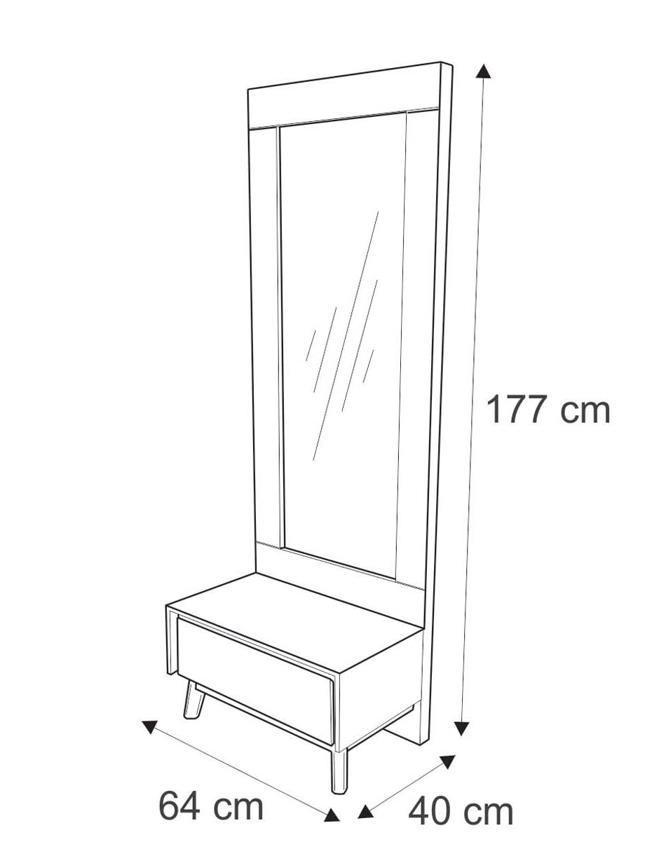 Espejo rectangular Bose 8