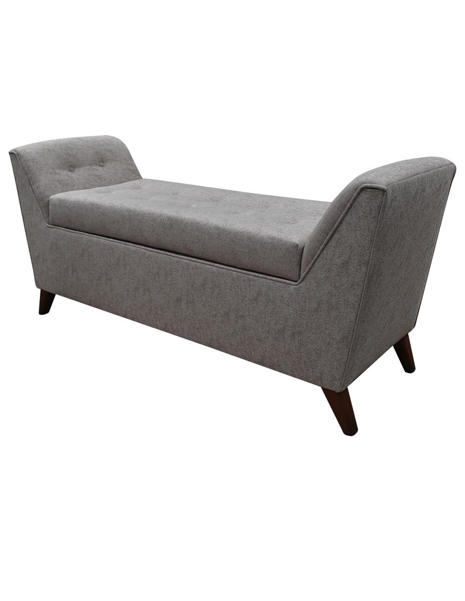 Pie de cama de madera pino 2