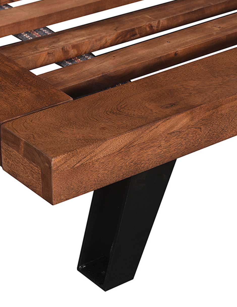 Cama Acasia Grove de madera acacia king size 5