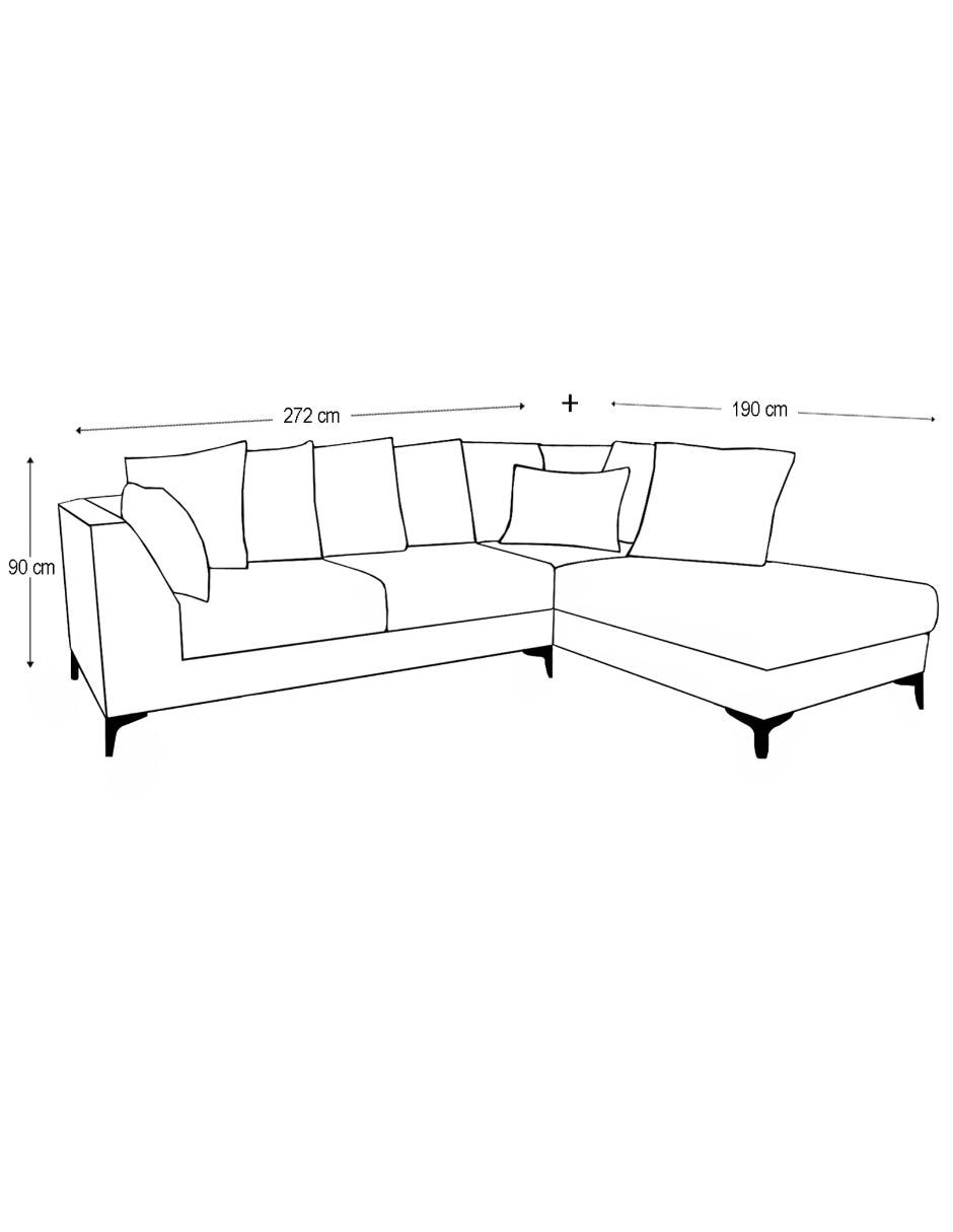 Sala modular Capri de jacquard 4