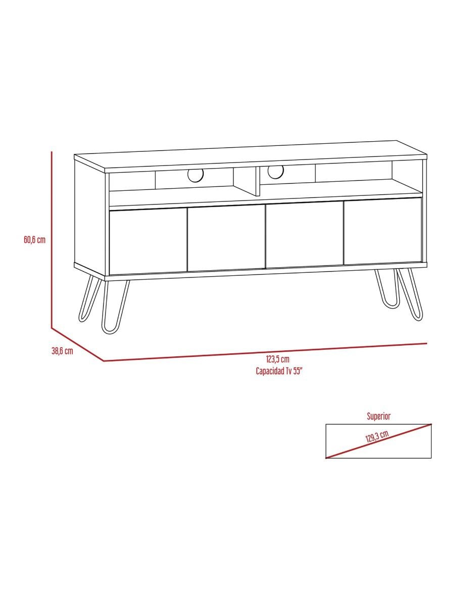 Mueble de tv de melamina 2