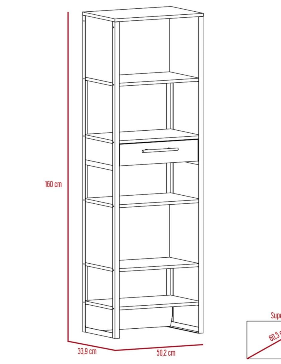 Librero de melamina 4