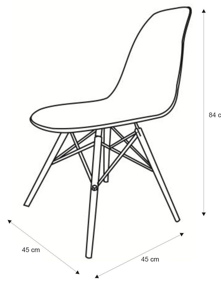 Silla Eames Lottus de plástico 8