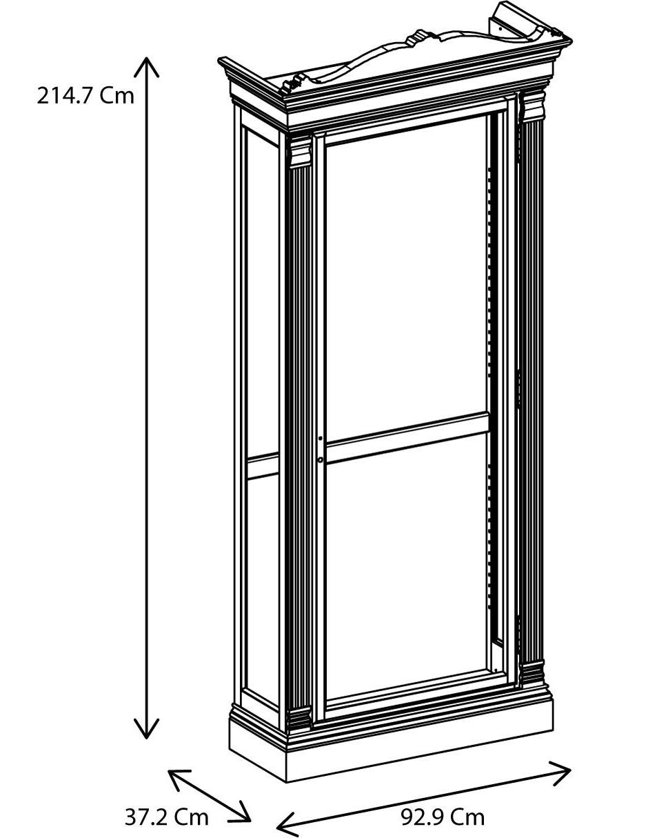 Vitrina de madera abedul 2