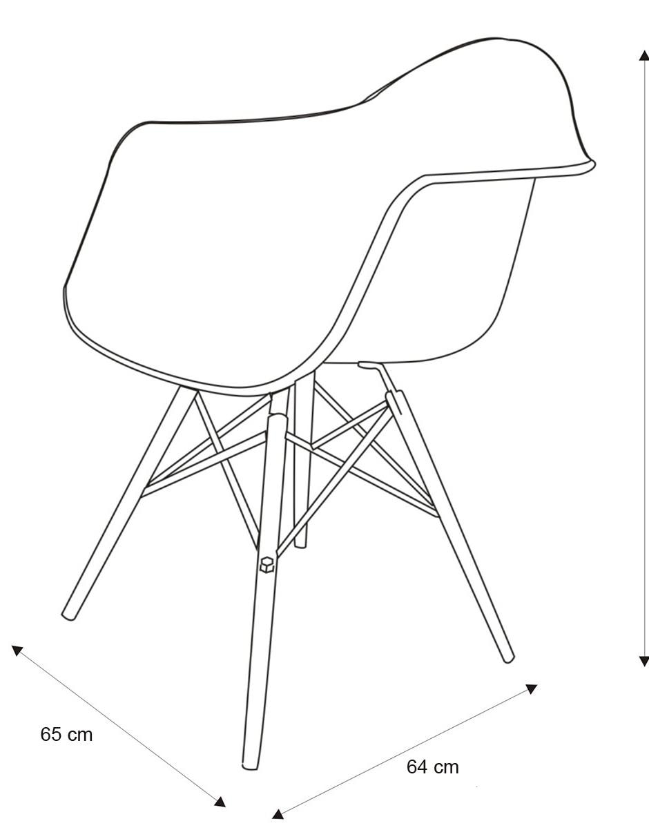 Silla Eames de plástico 7