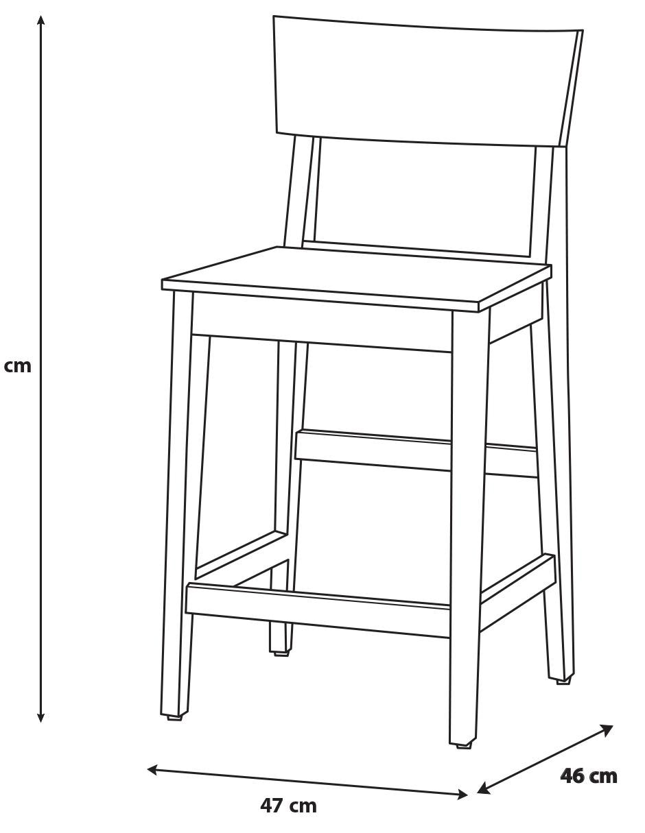 Silla Trendy de madera acacia 6