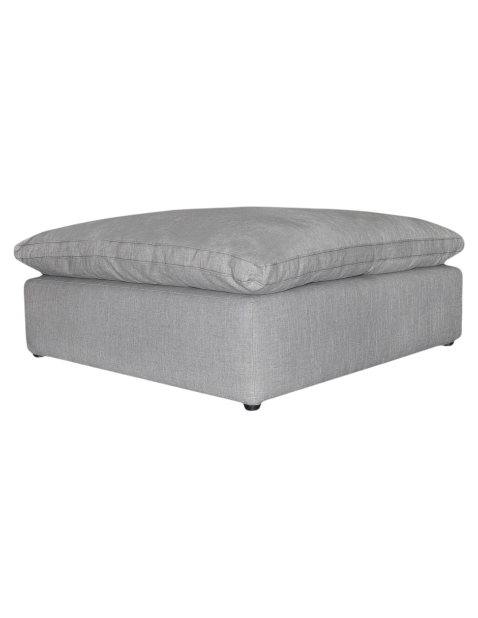 TABURETE BRUNA MED POLIÉSTER, M, GRIS