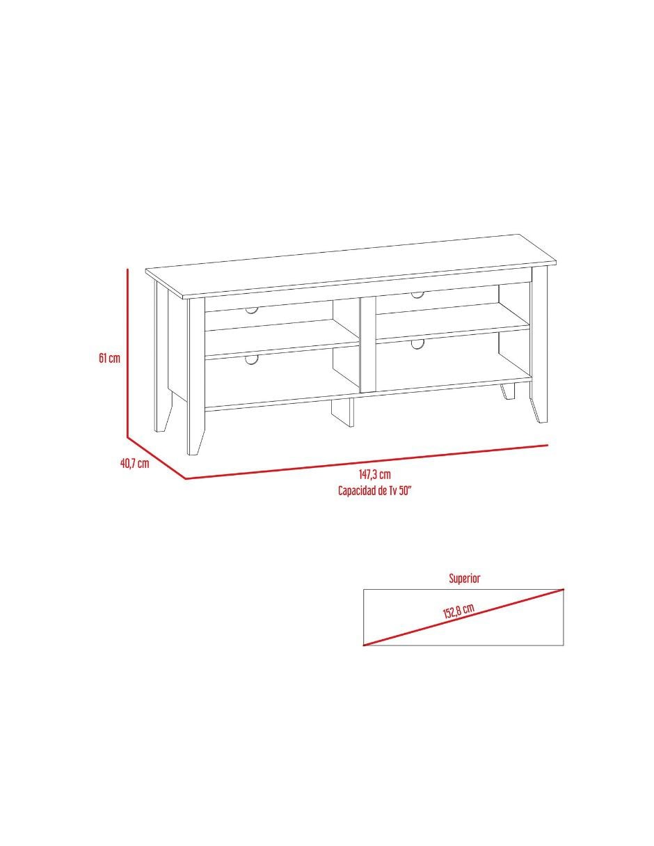 Mueble de tv de melamina 5