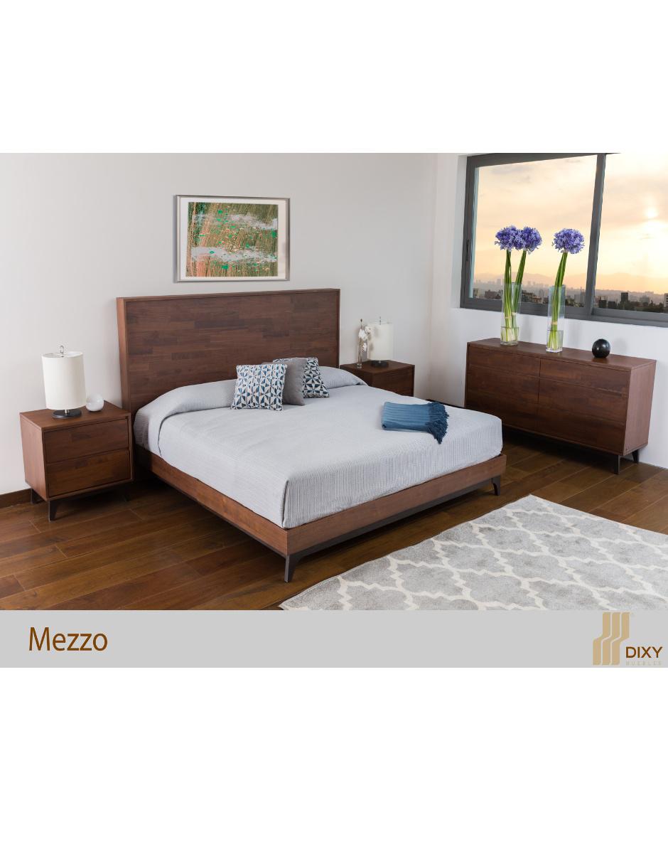 Cabecera Mezzo de madera álamo 4