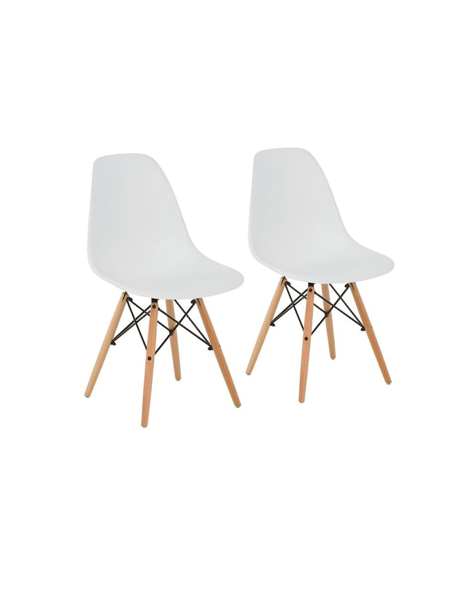 Set de 2 sillas Oslo de plástico Set de 2 sillas Oslo de plástico