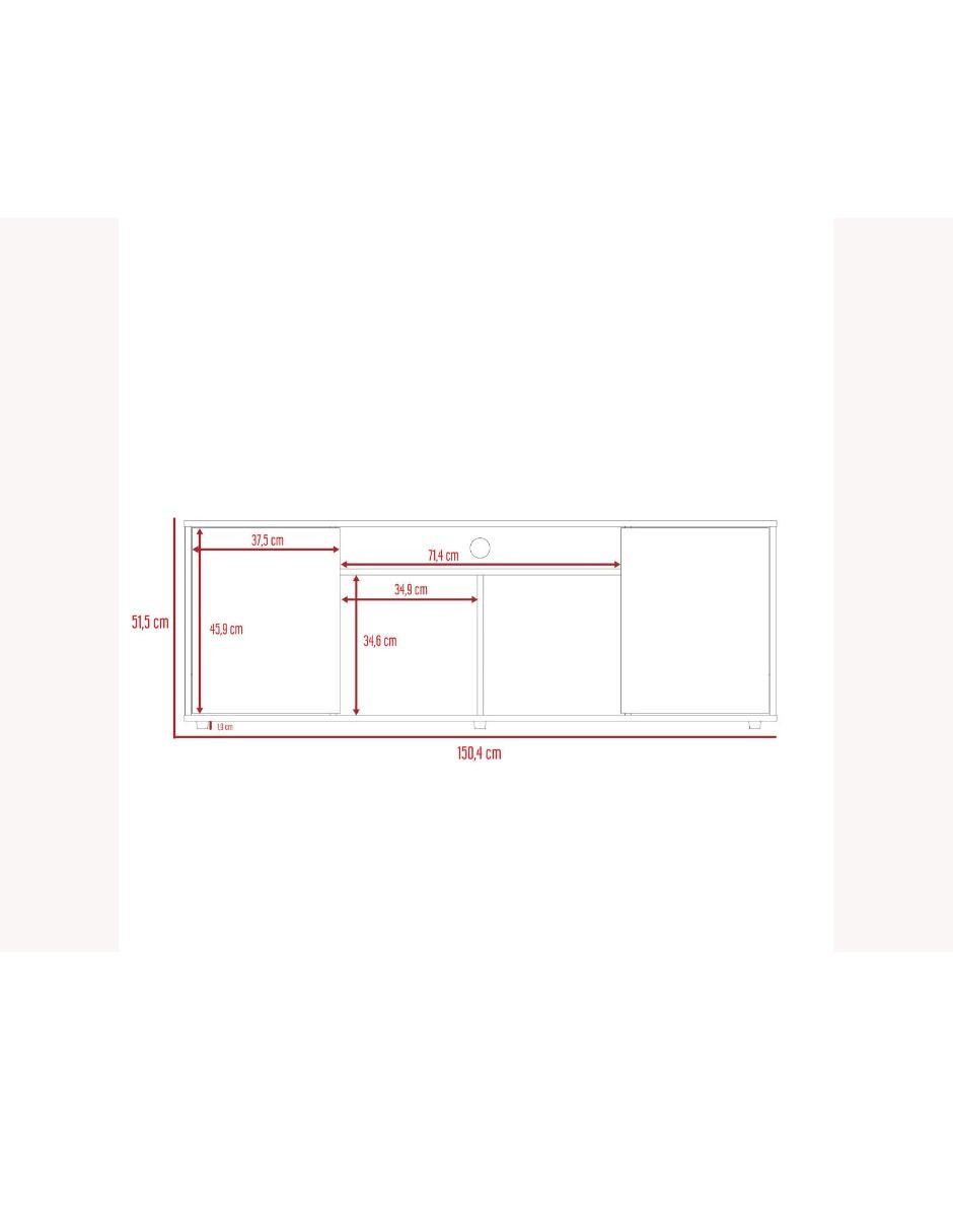 Mueble de tv de melamina 5
