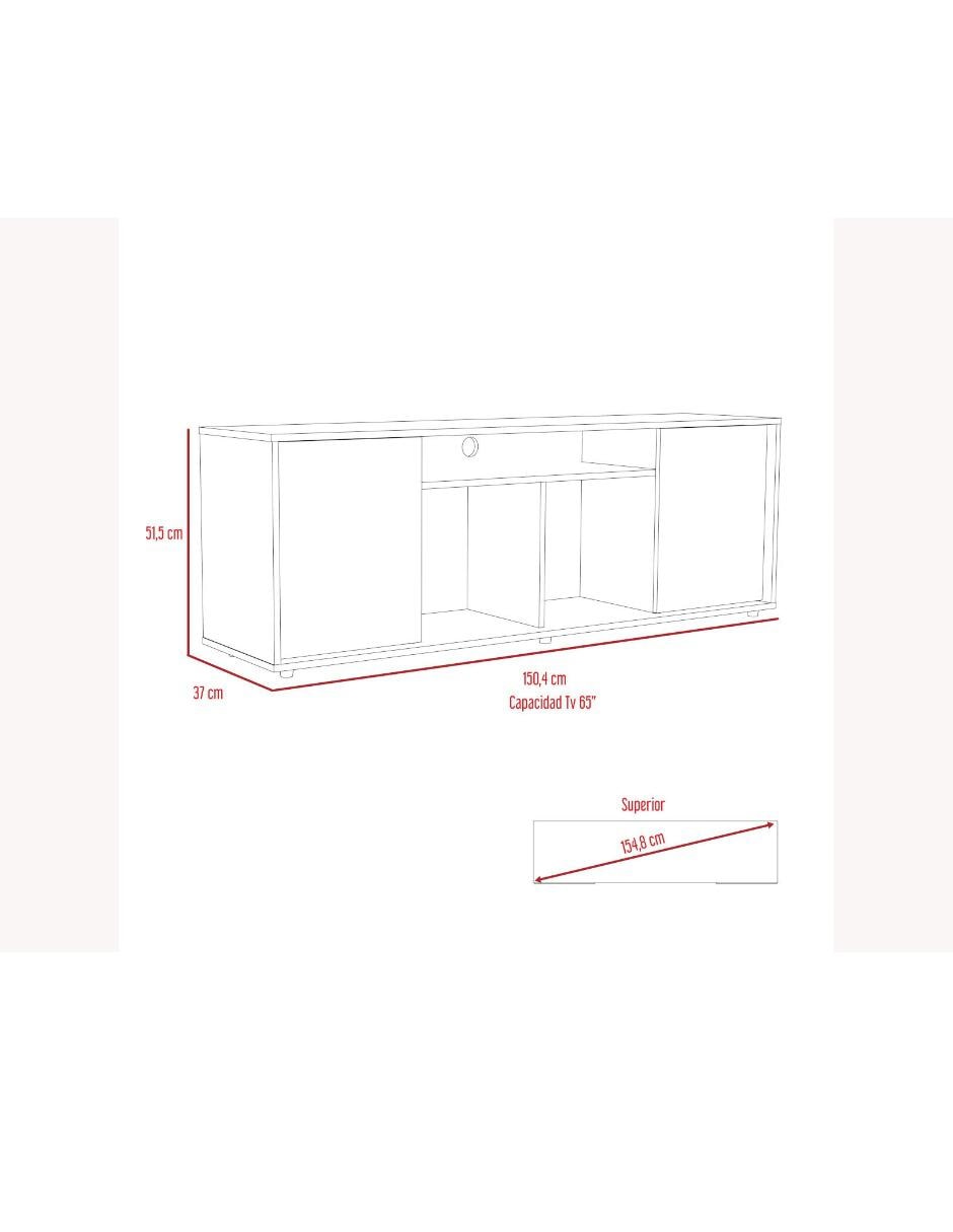 Mueble de tv de melamina 7