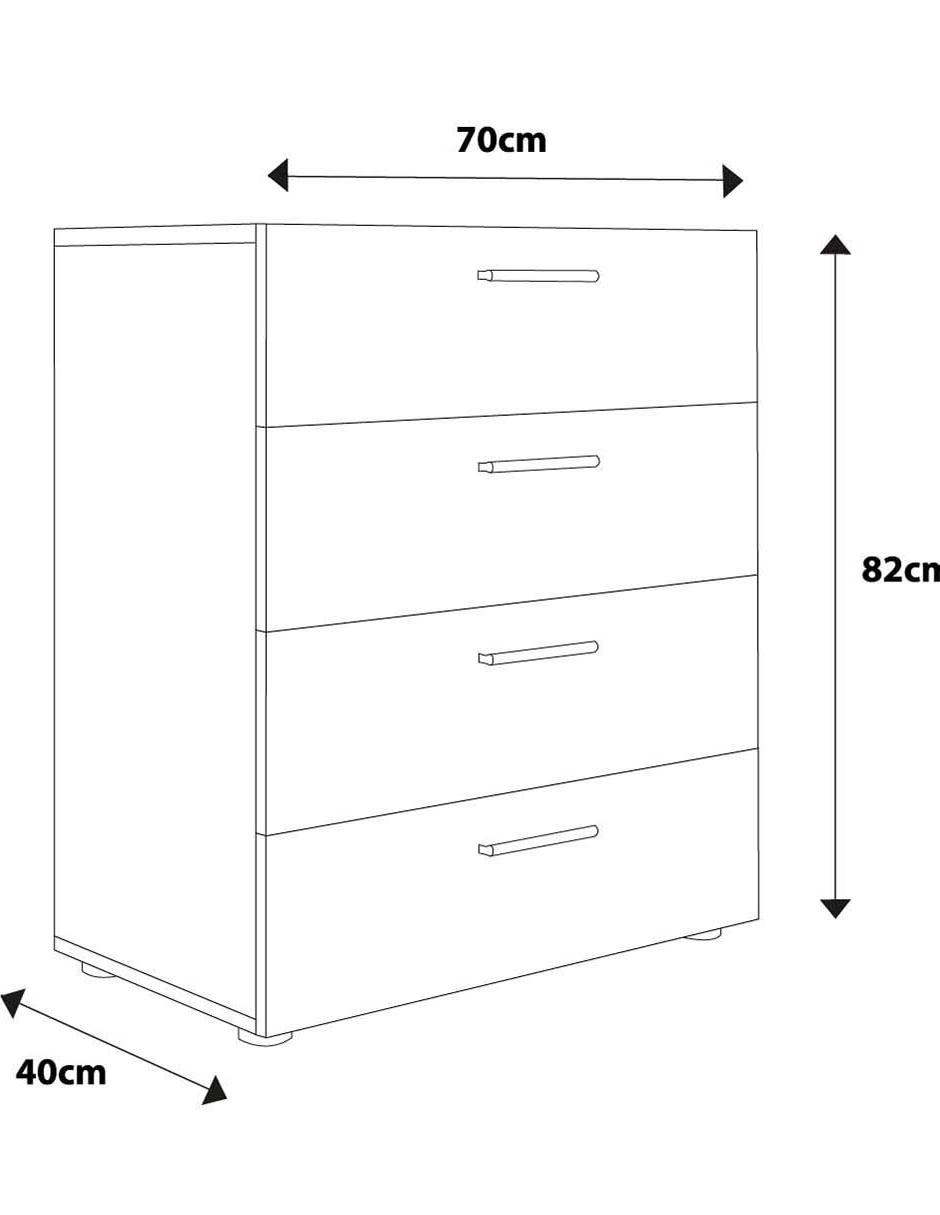 Cómoda de MDF 2