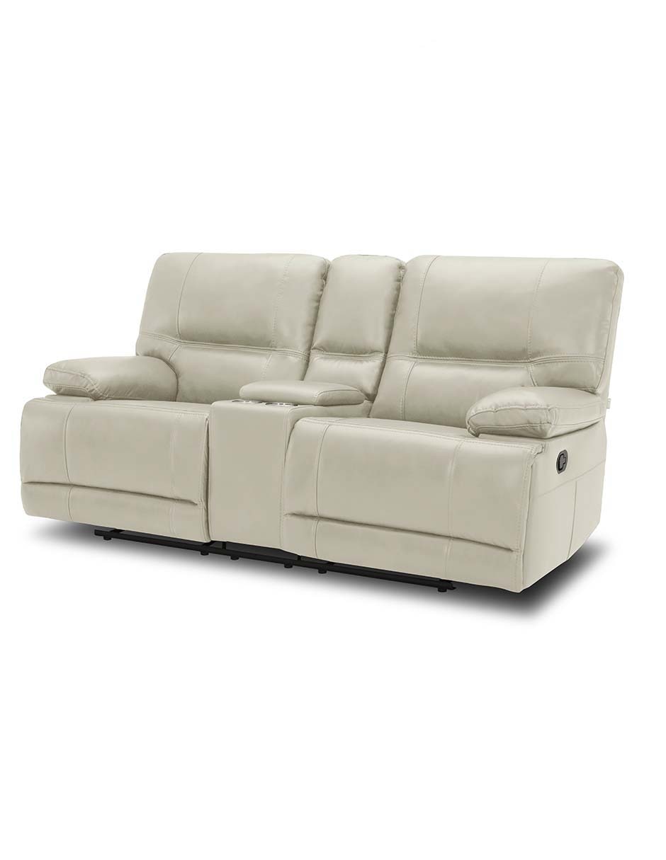 SOFÁ DOBLE MONACO CE VINIPIEL, BEIGE