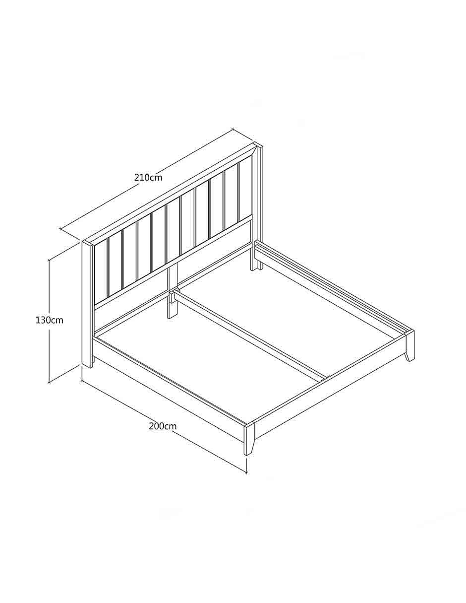 Cama Eiffel Ohum Az de madera pino 7