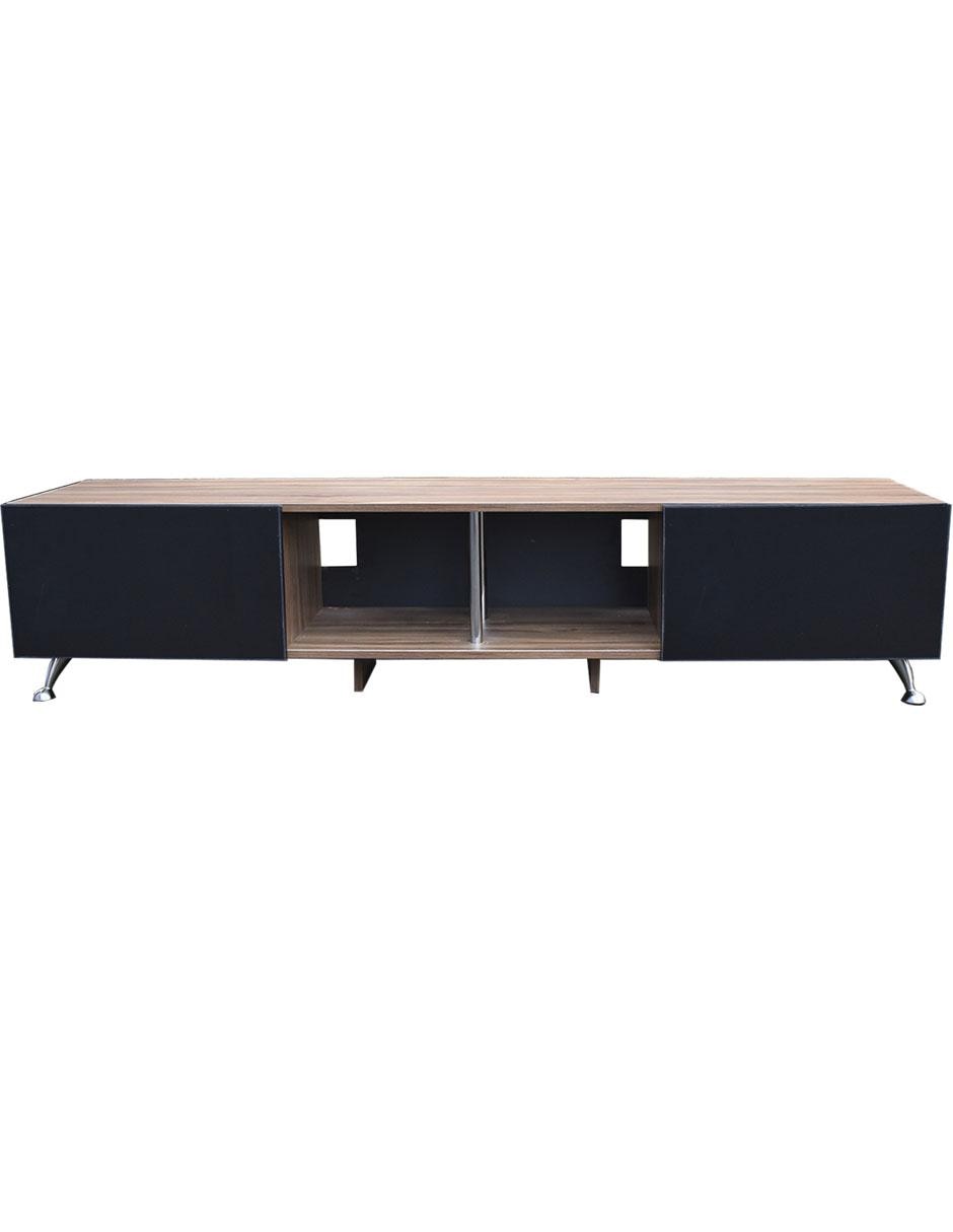 Centro de entretenimiento London 2 m Rustik Wood Mueble para TV de 90 pulgadas Centro de entretenimiento London 2 m Rustik Wood Mueble para TV de 90 pulgadas