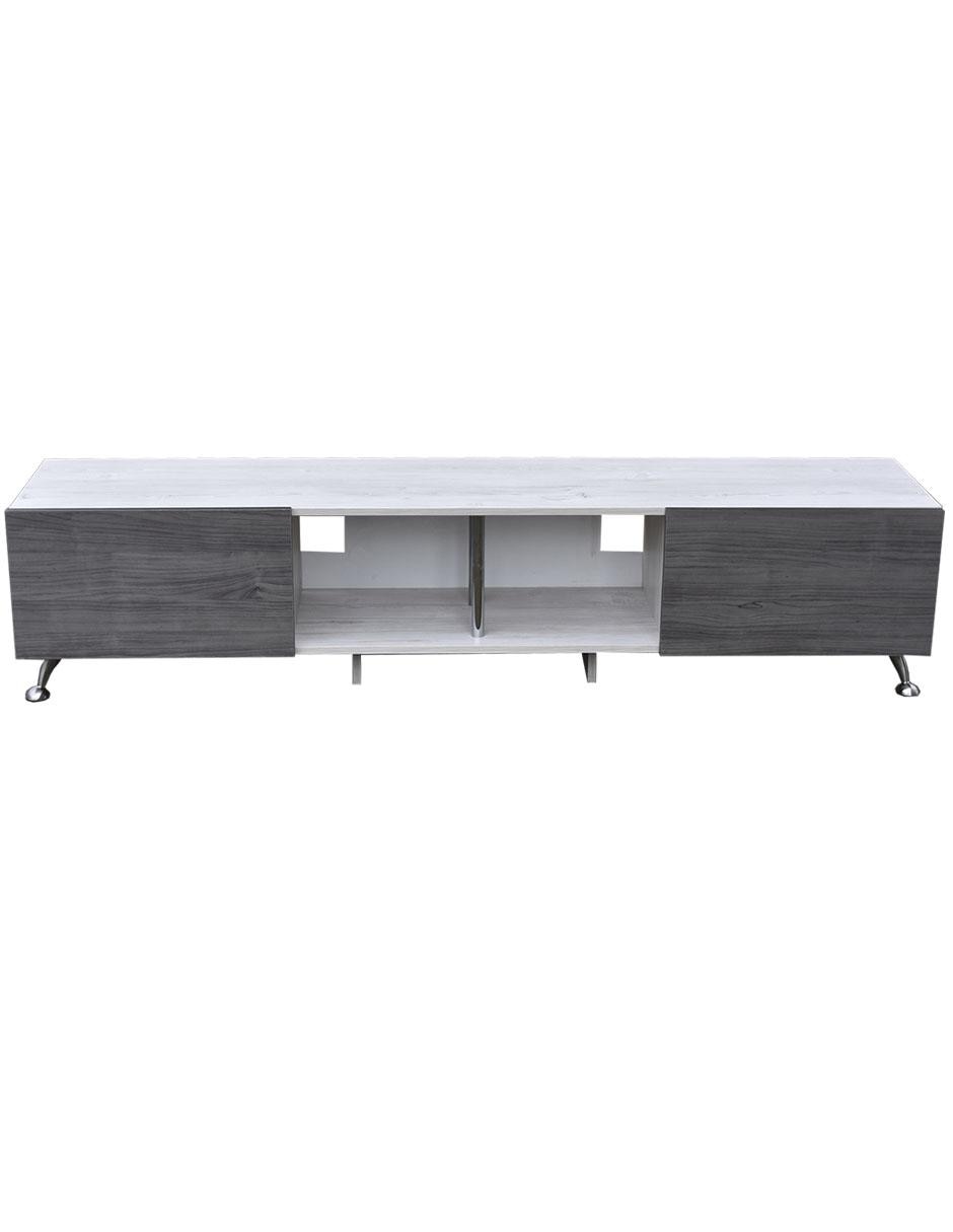Centro de entretenimiento London 2 m Rustik Wood Mueble para TV de 90 pulgadas Centro de entretenimiento London 2 m Rustik Wood Mueble para TV de 90 pulgadas