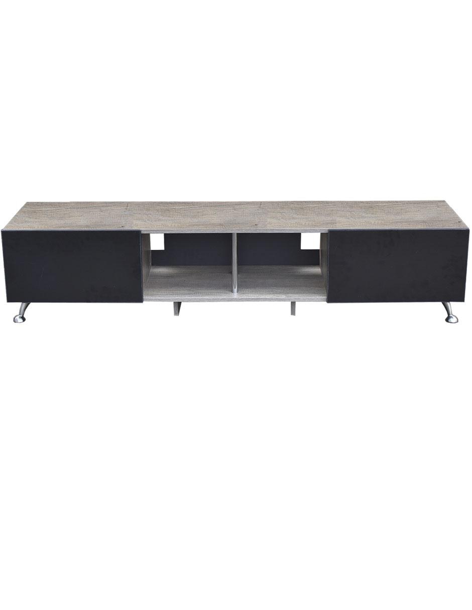 Centro de entretenimiento London 2 m Rustik Wood Mueble para TV de 90 pulgadas Centro de entretenimiento London 2 m Rustik Wood Mueble para TV de 90 pulgadas