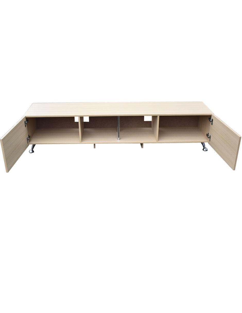 Centro de entretenimiento London 180 cm Parota Mueble para TV de 77 pulgadas 3