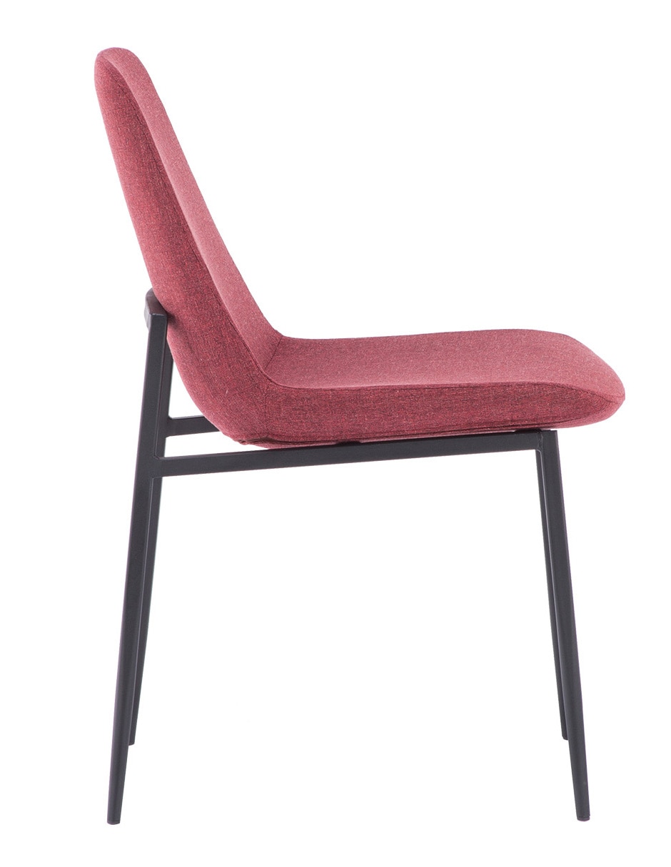 SILLA KEY RE TELA, ROJO