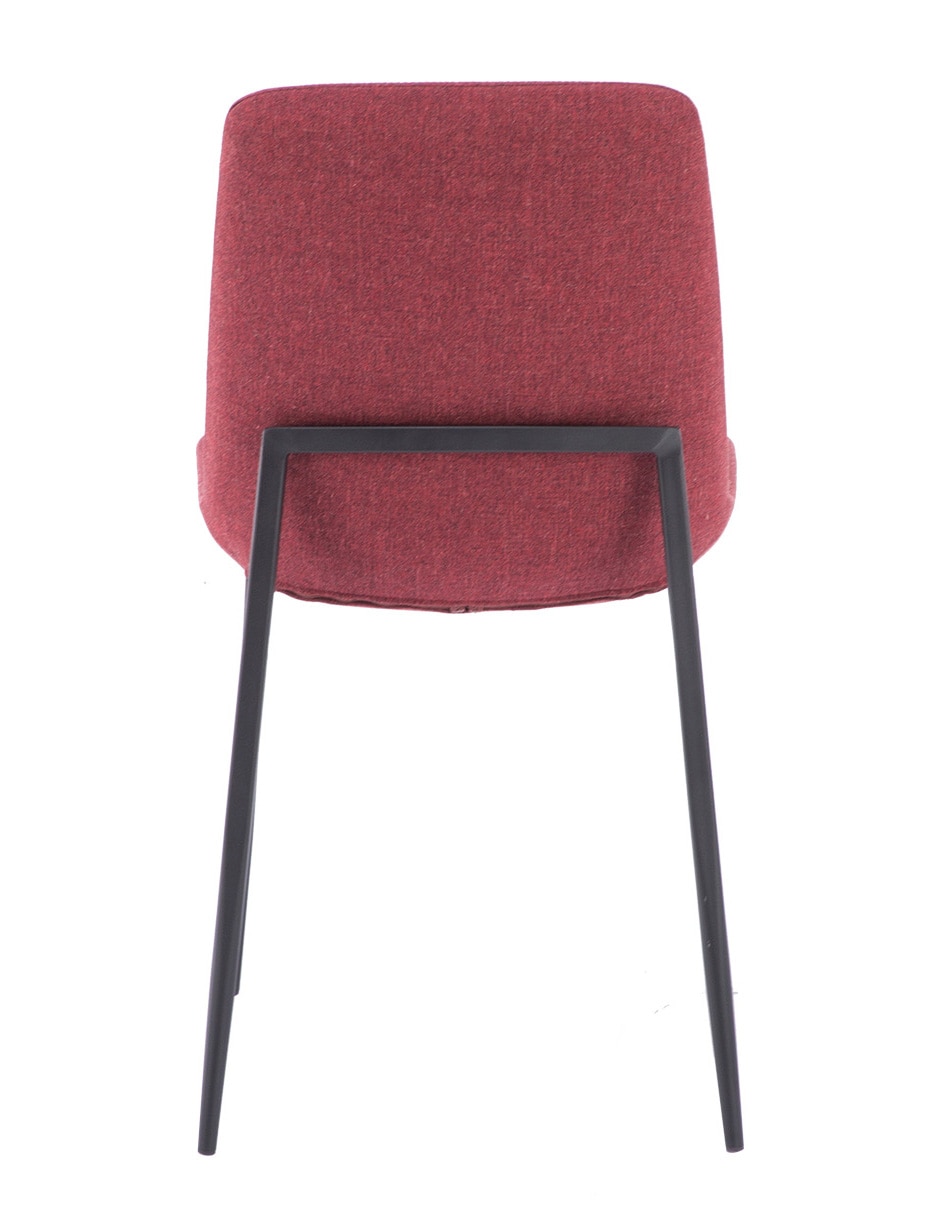 SILLA KEY RE TELA, ROJO