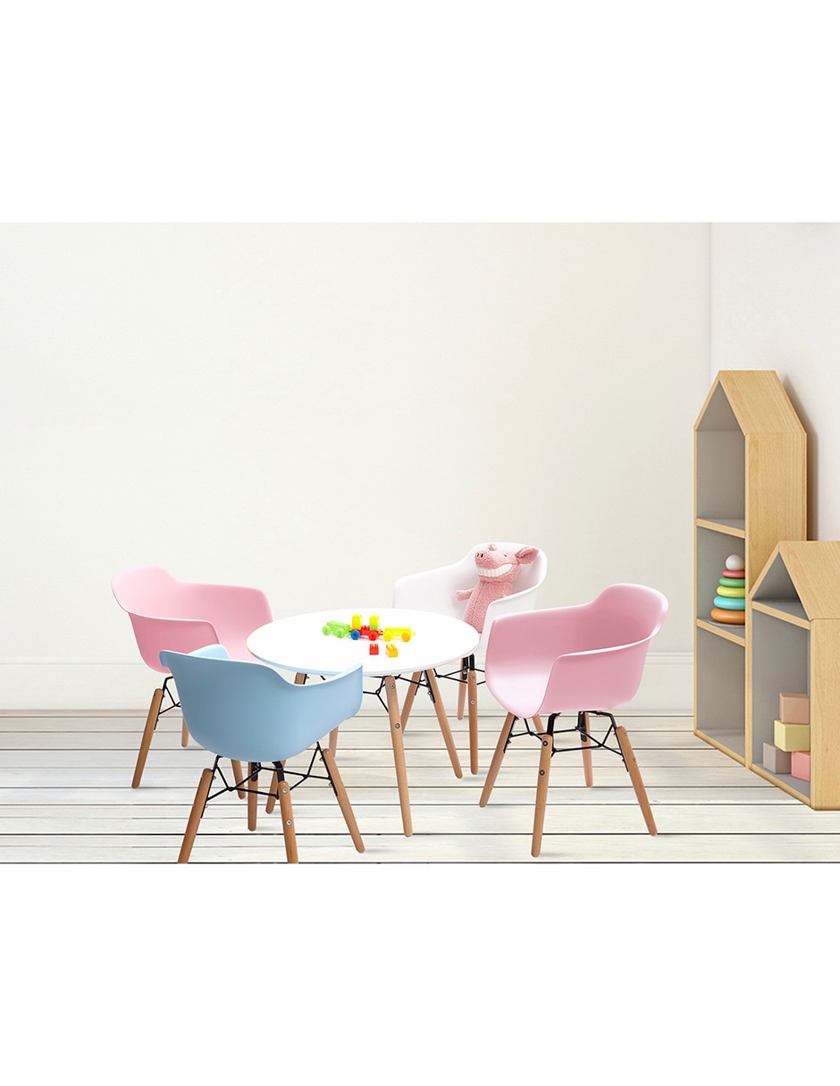 Silla Mini Olivia de plástico 4